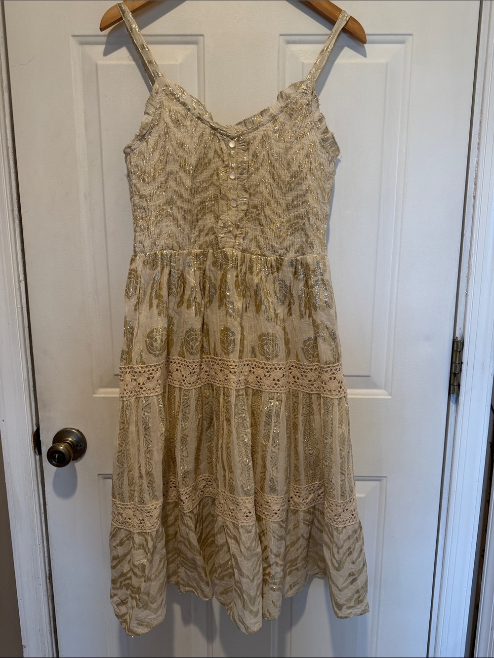 Me 2 Magic Anthropologie Smocked Midi Sun Dress